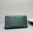 The Row Margaux 15 Top Handle Bag in Green Leather