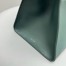 The Row Margaux 15 Top Handle Bag in Green Leather