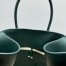 The Row Margaux 15 Top Handle Bag in Green Leather