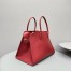 The Row Margaux 15 Top Handle Bag in Red Leather
