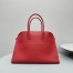 The Row Margaux 15 Top Handle Bag in Red Leather