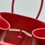 The Row Margaux 15 Top Handle Bag in Red Leather