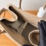 The Row Margaux 15 Top Handle Bag in Sand Grained Leather