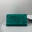The Row Margaux 15 Top Handle Bag in Green Suede Leather
