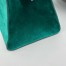 The Row Margaux 15 Top Handle Bag in Green Suede Leather