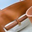 The Row Margaux 17 Top Handle Bag in Brown Leather