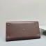 The Row Margaux 17 Top Handle Bag in Chocolate Leather