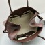 The Row Margaux 17 Top Handle Bag in Chocolate Leather