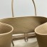 The Row Margaux 17 Top Handle Bag in Sand Grained Leather