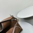 The Row Margaux 17 Top Handle Bag in Brown Suede Leather