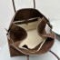 The Row Margaux 17 Top Handle Bag in Brown Suede Leather