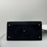 The Row Margaux 17 Top Handle Bag in Black Suede Leather