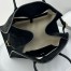 The Row Margaux 17 Top Handle Bag in Black Suede Leather