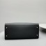 The Row Margaux Shoulder 12 Bag in Black Grained Leather