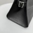 The Row Margaux Shoulder 12 Bag in Black Grained Leather