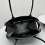 The Row Margaux Shoulder 12 Bag in Black Grained Leather