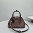 The Row Devon Mini Bag in Burgundy Calfskin