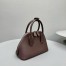 The Row Devon Mini Bag in Burgundy Calfskin