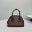 The Row Devon Mini Bag in Burgundy Calfskin