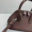 The Row Devon Mini Bag in Burgundy Calfskin