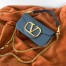 Valentino Small Loco Shoulder Bag In Blue Calfskin