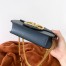Valentino Small Loco Shoulder Bag In Blue Calfskin