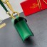 Valentino Small Loco Shoulder Bag In Green Calfskin