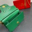 Valentino Small Loco Shoulder Bag In Green Calfskin