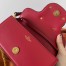 Valentino Small Loco Shoulder Bag In Red Calfskin