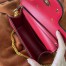 Valentino Small Loco Shoulder Bag In Red Calfskin