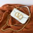 Valentino Small Loco Shoulder Bag In White Calfskin