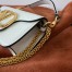 Valentino Small Loco Shoulder Bag In White Calfskin