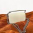 Valentino Small Loco Shoulder White Bag with Crystals Logo