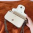 Valentino Small Loco Shoulder White Bag with Crystals Logo