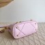 Valentino Roman Stud Mini Handle Bag In Pink Nappa Leather