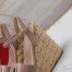 Valentino VLogo Cut-out Espadrille Wedge Sandals in Beige Leather 