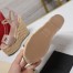 Valentino VLogo Cut-out Espadrille Wedge Sandals in Beige Leather 