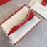 Valentino Rockstud Ballet Flats In Red Patent Leather