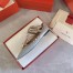Valentino Caged Rockstud Ballet Flats In Light Blue Patent Leather