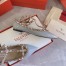 Valentino Caged Rockstud Ballet Flats In Light Blue Patent Leather