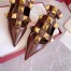Valentino Roman Stud Ballet Flats In Fondant Calfskin