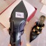 Valentino Garavani Roman Stud Mules 65mm In Black Calfskin