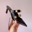Valentino Garavani Roman Stud Mules 65mm In Black Calfskin