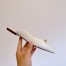 Valentino Garavani Roman Stud Flat Mules In White Calfskin