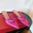 Valentino VLogo Signature Mules 40mm In Rose Purple Patent Leather