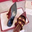 Valentino Garavani Roman Stud Flat Mules In Bordeaux Leather