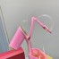Valentino One Stud Pumps 90mm In Pink Patent Leather