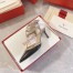 Valentino Rockstud Caged Pumps 65mm In Black Patent Leather