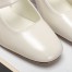 Valentino VLogo Locker Mary-Jane Slingback Pumps 60mm in Whtie Calfskin