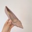 Valentino VLOGO Pumps 80mm In Poudre Calfskin